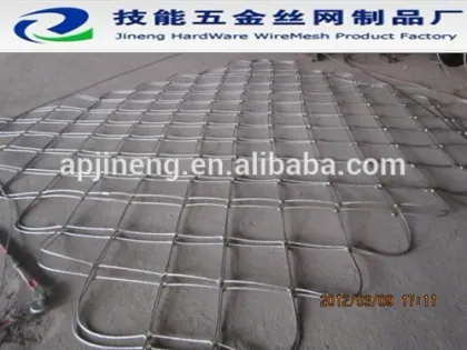wire rope mesh/rock fall protection netting