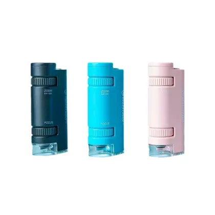 Celestron Portable High Power Pocket Microscope for Science Experiments and Children