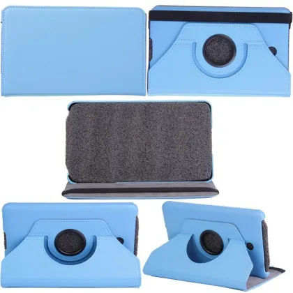Rotating Leather Case for DELL Venue 7/ 7inch Tablet PC Case Ablrt-006