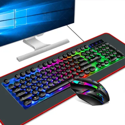 4-in-1 Gaming Combo: Keyboard, Mouse, Headphones for Gamers