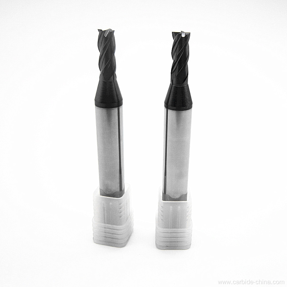 Coated Solid Carbide End Mill for Metal Processing