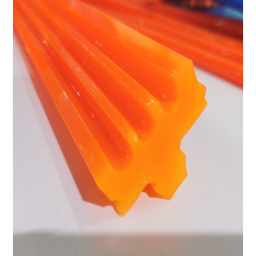 Durable Plastic PU Profile Custom Plastic Extrusion