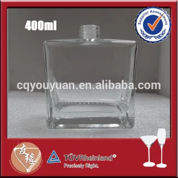 400ml flask square room fragrance bottle for home