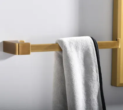 HONGDEC Modern Bathroom Hardware Set: Towel Rack & Accessories