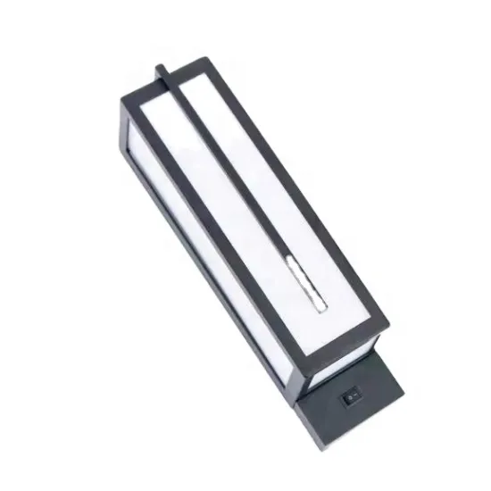 ETL Approved Modern Home Hotel Guestroom LED Wall Sconce with Brushed Nickel Finish and Aluminum Headboard Lamp