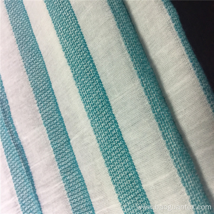 Pure Cotton Yarn Dyed Stripe Pattern Textile