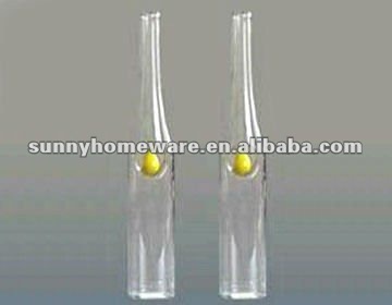 hand made glass oil bottle 2 in 1 / oil & vinegar bottle