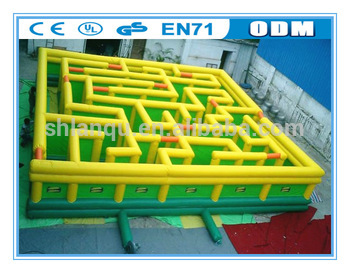 Outdoor playground equipment Game inflatable laser maze