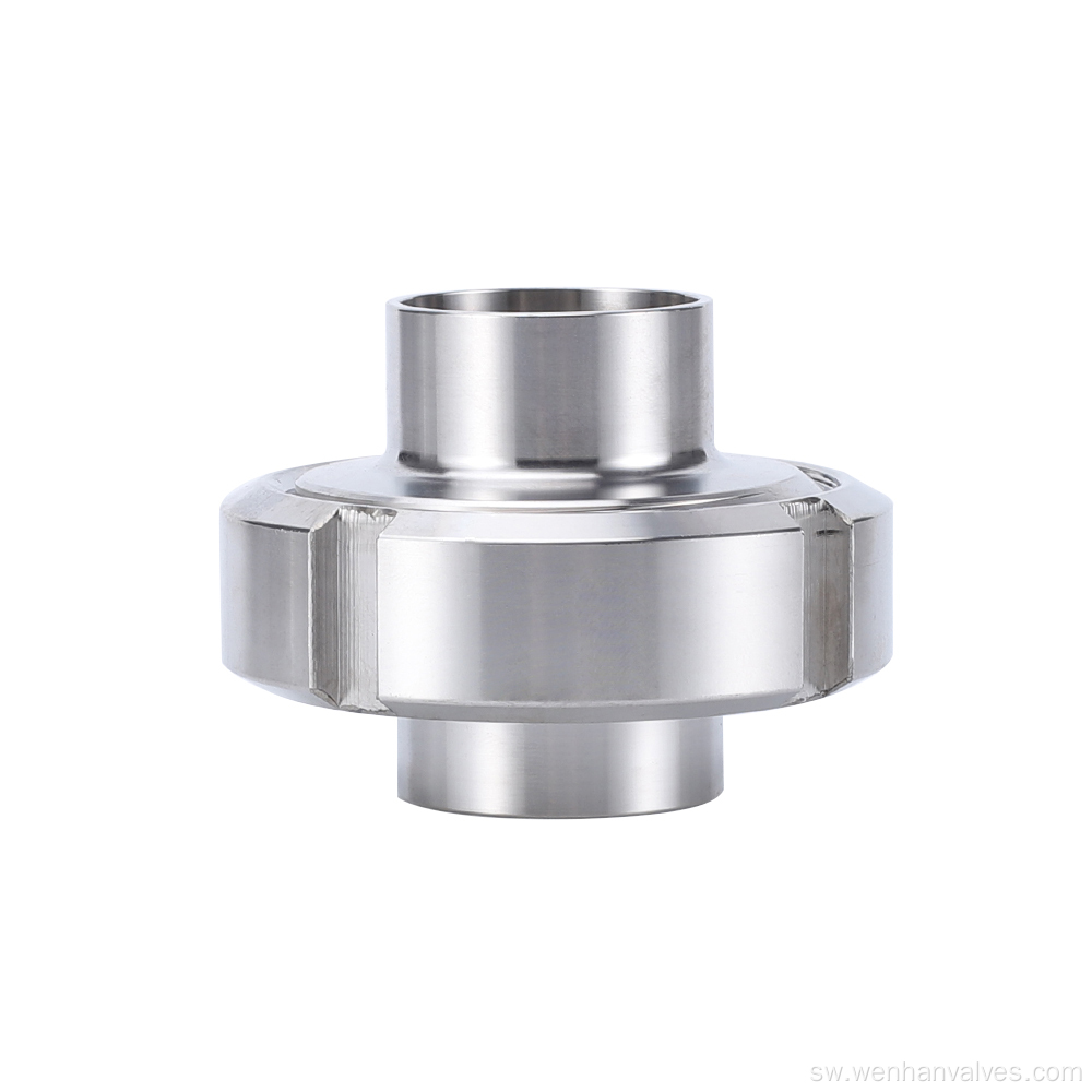 Ujerumani DIN25 SUS304 Union Pamoja Svetsade Fittings
