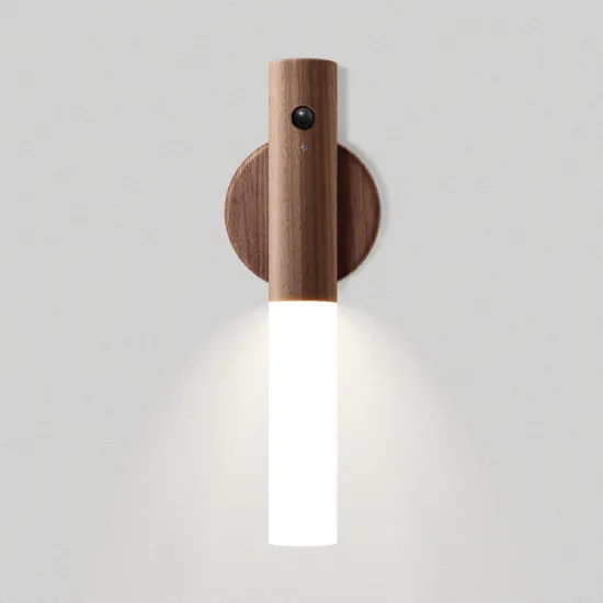 Wooden Smart Wall-Mounted LED Motion Sensor Light