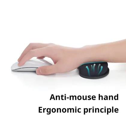 Custom Logo Ergonomic Gel Wrist Rest Mouse Pad