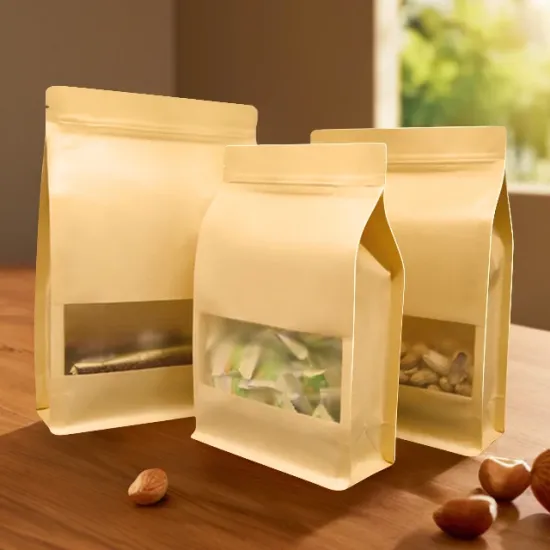 Kraft Paper Stand Up Pouch