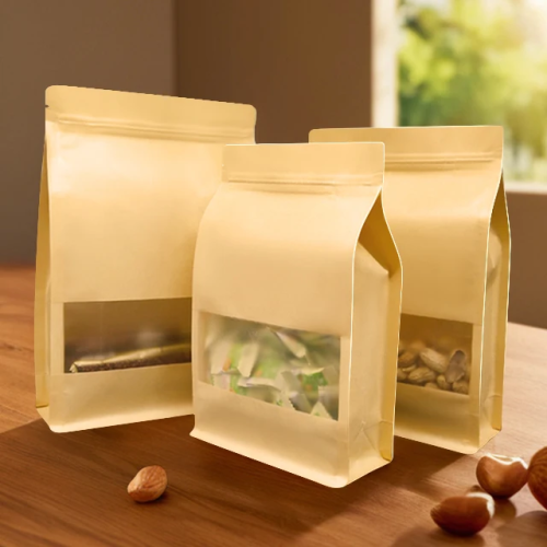 Kraft Paper Stand Up Pouch