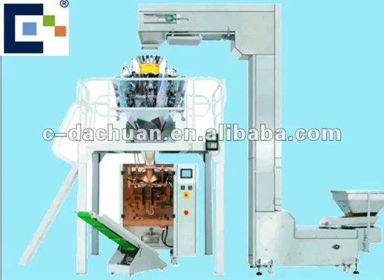 10 heads weigher vertical nuts packaging machine