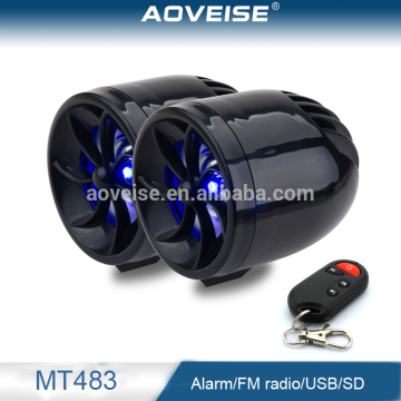 factory motorcycle mp3 audio motor scooter speaker with remote control MT483[AOVEISE]