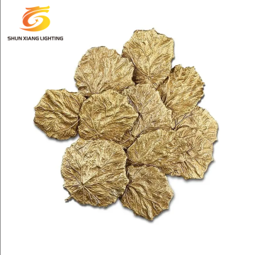 Modern Aluminum Maple Leaf Wall Lamp with Touch Switch for Home and Hotel Decor