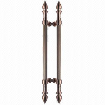 Glass Door Hardware, Red Bronze Color, Made of SUS304/316/201 Stainless Steel