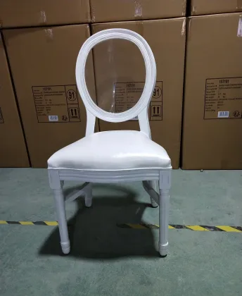 Solid Wood Chateau Louis Chair with Acrylic Backrest