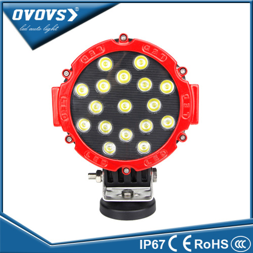 OVOVS 12V 24V 51W truck Working Light 2016 new style led work light for off road