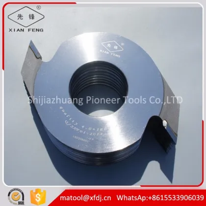 Wood jointer finger joint cutter blade for solid wood finger jointing