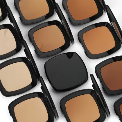 Custom Pressed Powder Palette for Beauty and Contouring with No Logo