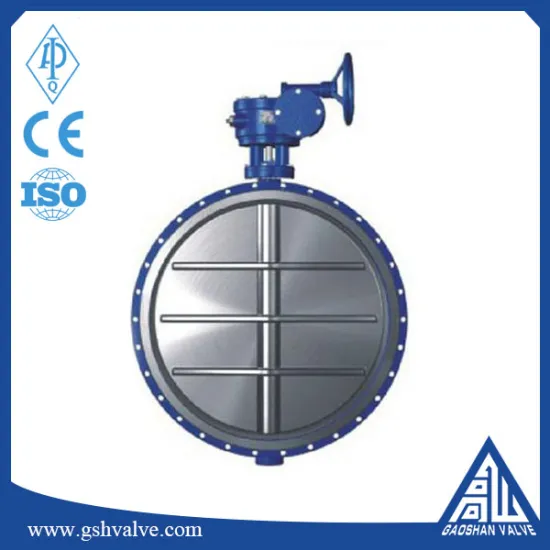 high performance electric/manual ventilation butterfly valve