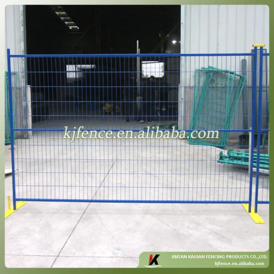 Warehouse use portable wire mesh fence