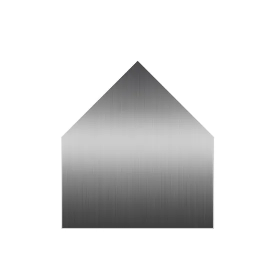 Professional Pentagon Aluminum Blanks - 0.3mm and 0.6mm Thick Aluminium Sheets