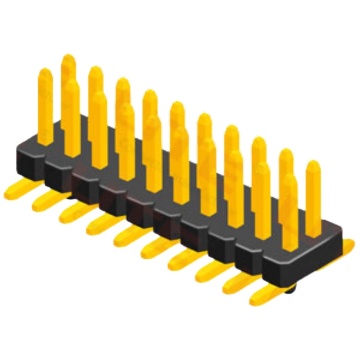1,27 mm skok H = 2,0 mm złącze nagłówka podwójnego wiersza - lutownicze SMT