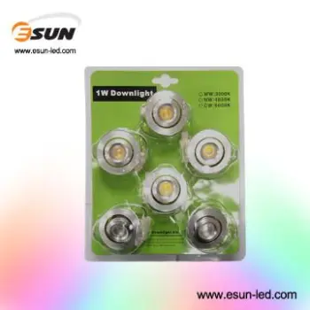 1w led down light CRI>80, CE RoHS
