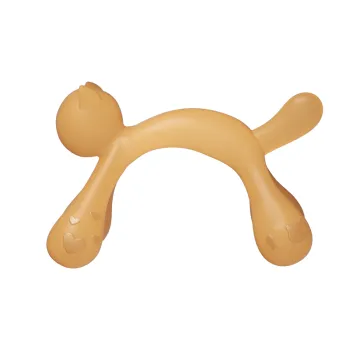 Factory Price Nano Silver Cat Shape Teethers for Babies: Custom Logo Silicone Teether for Sore Gums