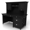 Office Desk and Hutch with Storage and Display