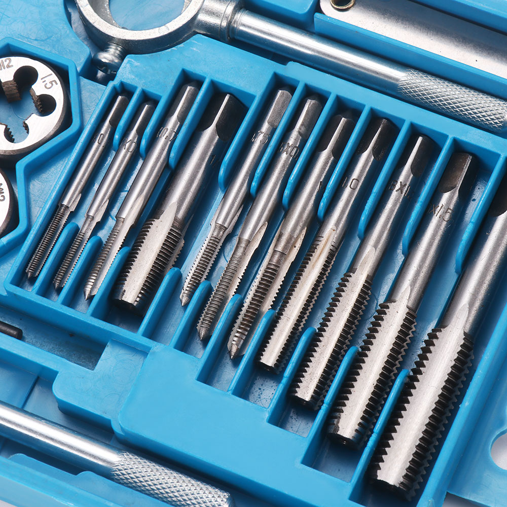 40pcs Tap Die Set M3-m12 Screw Thread Metric Taps Wrench Dies Diy Kit ...