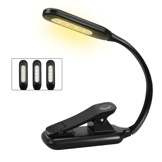 Miniature Versatile LED Reading Light: High-Quality, Flexible, and Rechargeable for Kids' Books