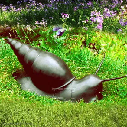 Fine Workmanship Animal Statue Bronze Snail Sculpture For Sale