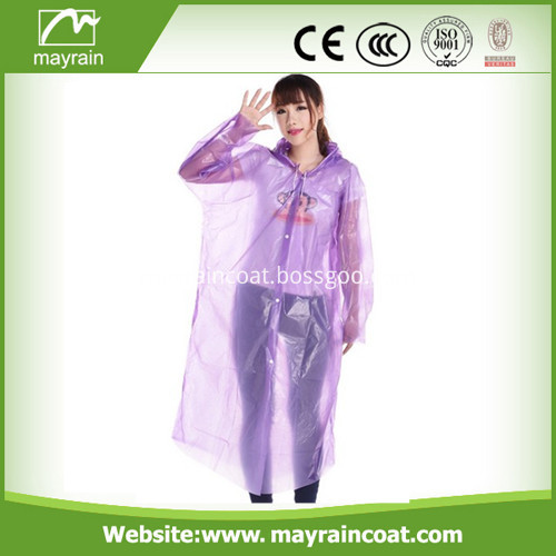 Quality Guaranteed PE Raincoat