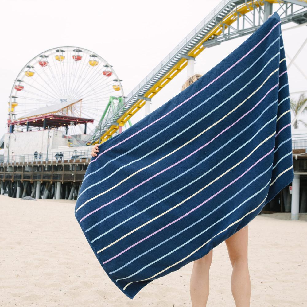 Sand Free Striped Beach Towel