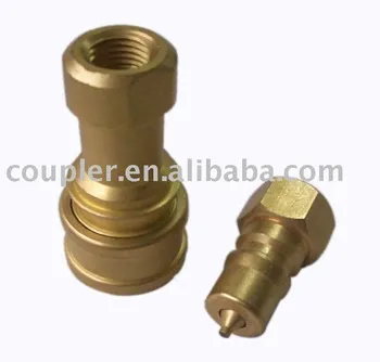 Brass 1/4"NPT quick disconnect coupling