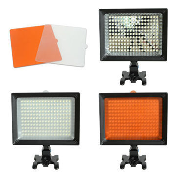 LED-187 LED Video Camcorder Light with 187 Pieces LED and 1250 Lumens Brightness