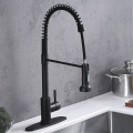 Single Handle Kitchen Faucet Matte Black Mixer