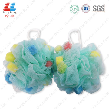 Smooth blotting mesh bath ball