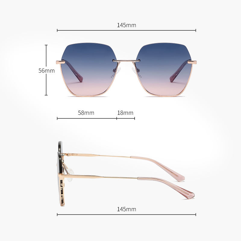 New Metal Nylon Polarized Sunglasses