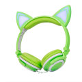 audifonos gamer cartoon kids cat ear headphones