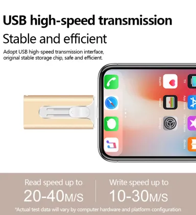 3-in-1 OTG USB Flash Drive 16G-256G for Samsung Apple Android Phones