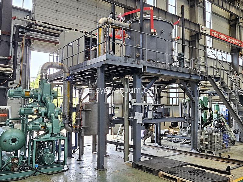 Horno de extinción de gas al vacío de alta presión