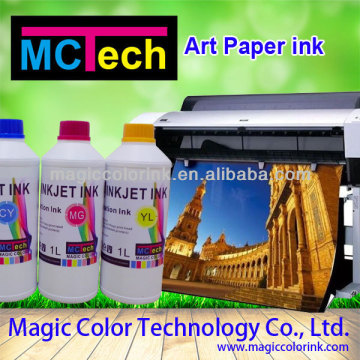 Art paper printing ink