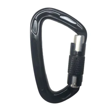 Aluminum Carabiner Clip: Heavy-Duty, Lightweight Locking Clips for Pet Security, Outdoor Adventures, Camping, Hiking, and Hammocking