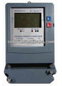 DTSF866 Three Phase Four Wire Multi-tariff Electronic Watt-hour Meter(DSM866CF-02)