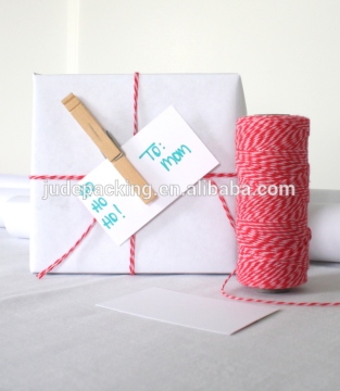 White kraft gift wrapping paper