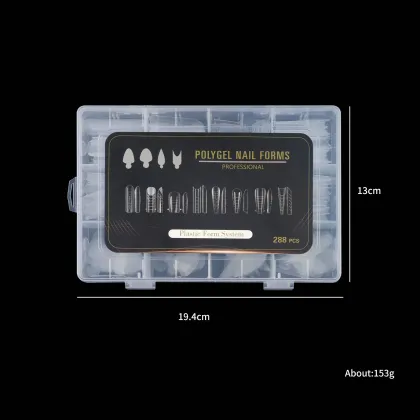 Extra Long Dual Form Nail Tips for Quick French Manicures